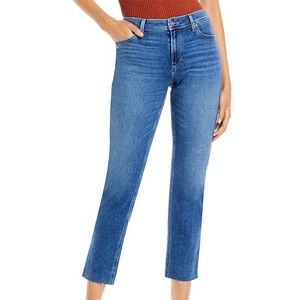 PAIGE Brigitte Raw Hem Jeans in Cabbie